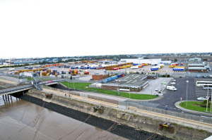 Fährhafen in Hull