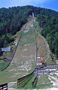 Skisprungschanze Letalnica bei Planica