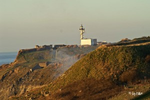 Fort d'Alprech mit Leuchtturm von Le Portel